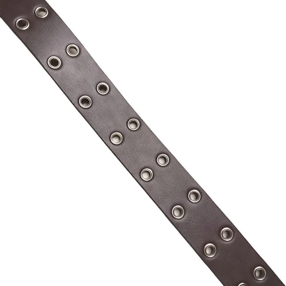 Great Northwest Clothing Company Leather Double Grommet Reversible Belt